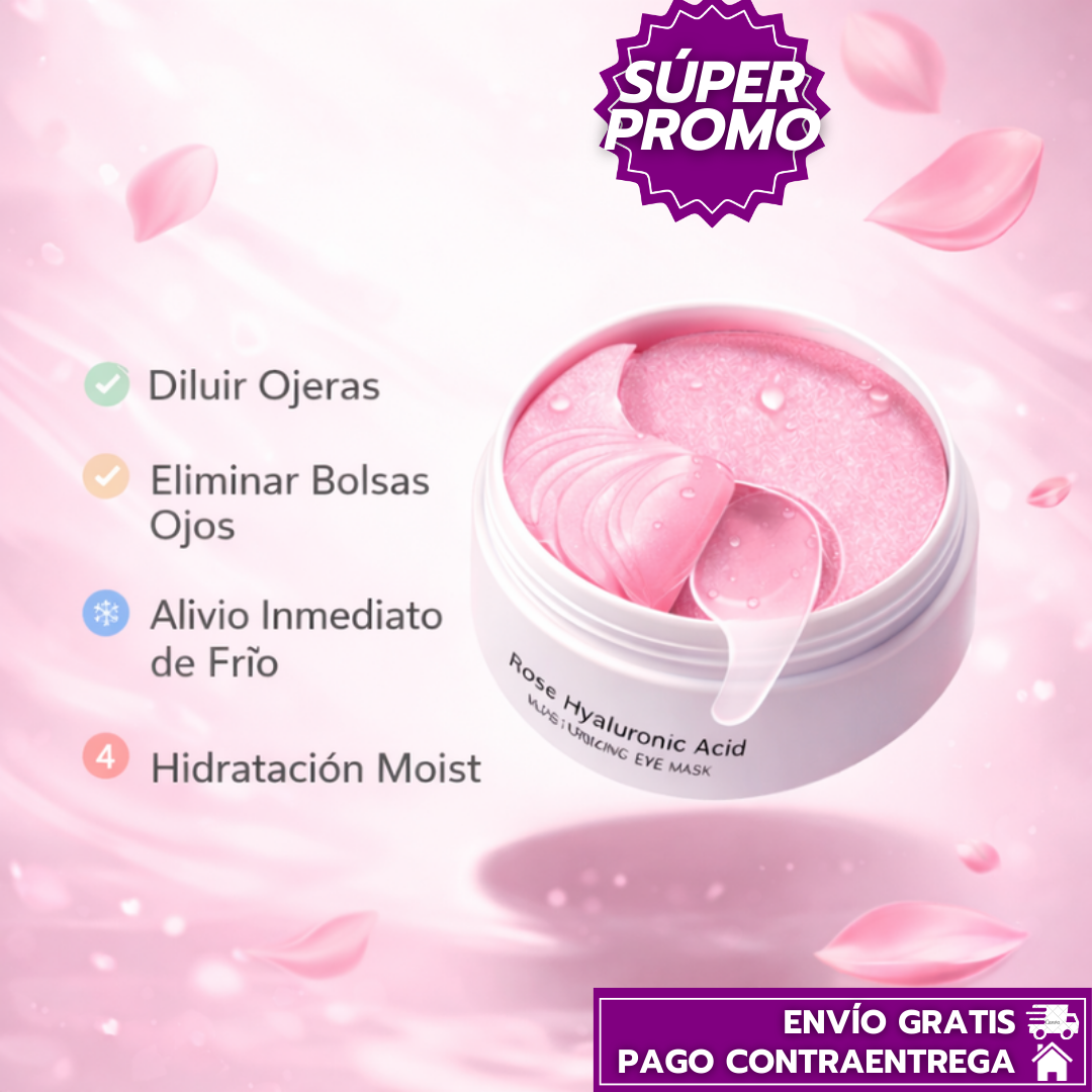 Oferta Especial 2x1 Rose Hyaluronic™: Hidratación y Frescura para Ojos Cansados.